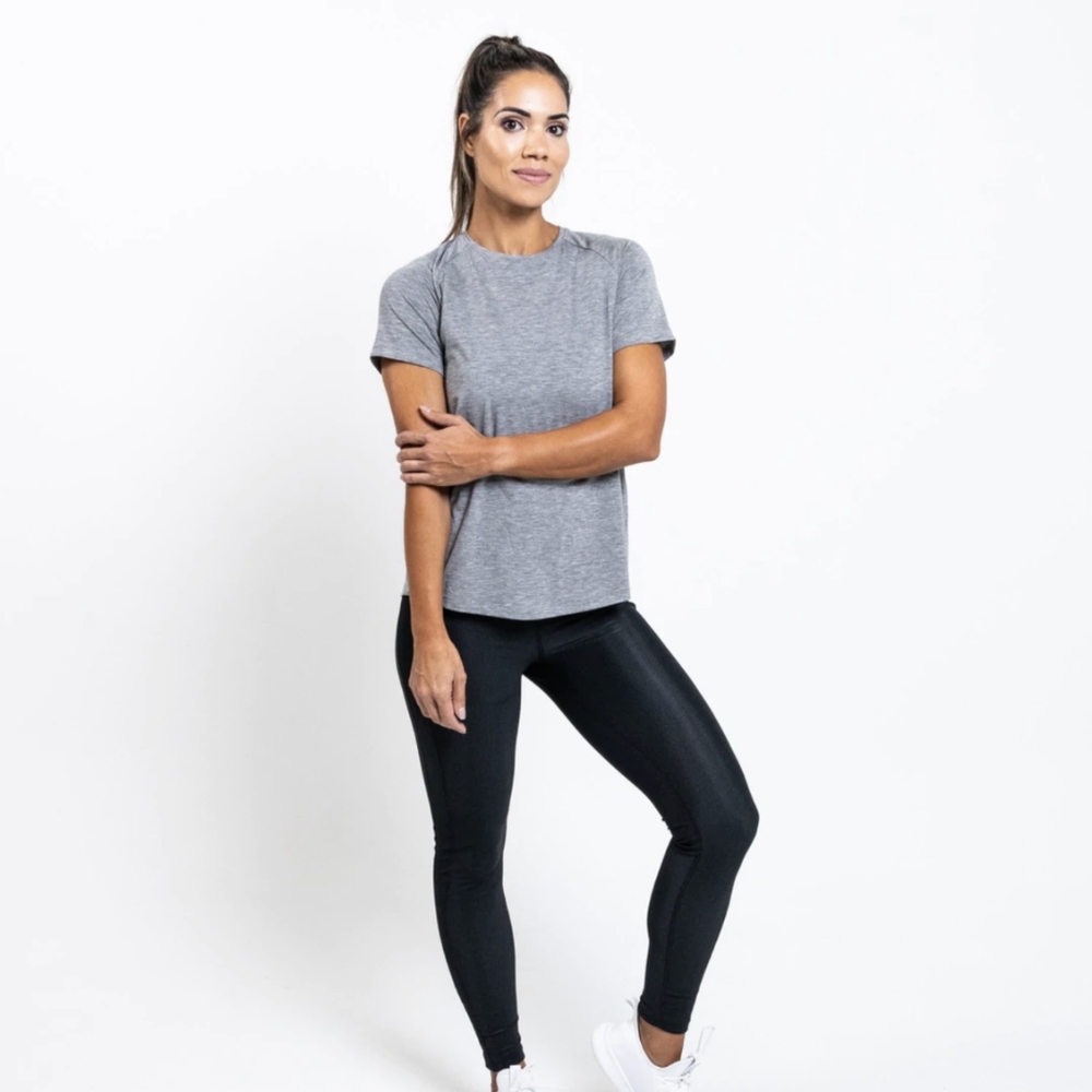 Modiv | Free Spirit Heather Gray Fog Tee